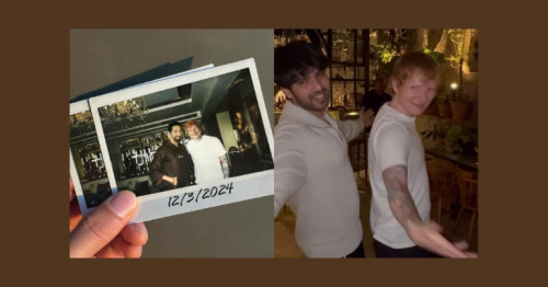 Ed Sheeran meets Ayushmann Khurrana, dances with Armaan