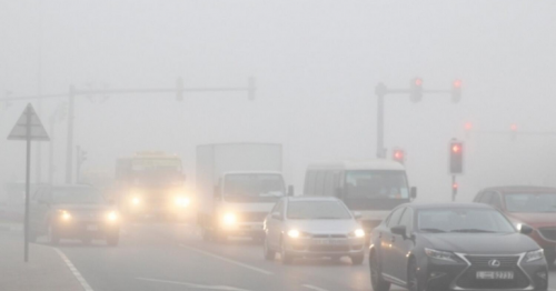 Red alert issued for fog, speed limit reduced due to poor