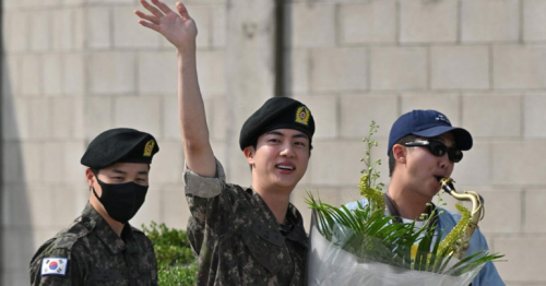 Jin, oldest member of K-pop's BTS, finishes army service in