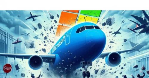 Global airline check-in operations are impacted by a