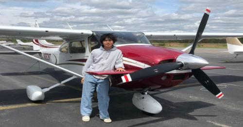 19-year-old pilot flies solo to Dubai, raising $1M for